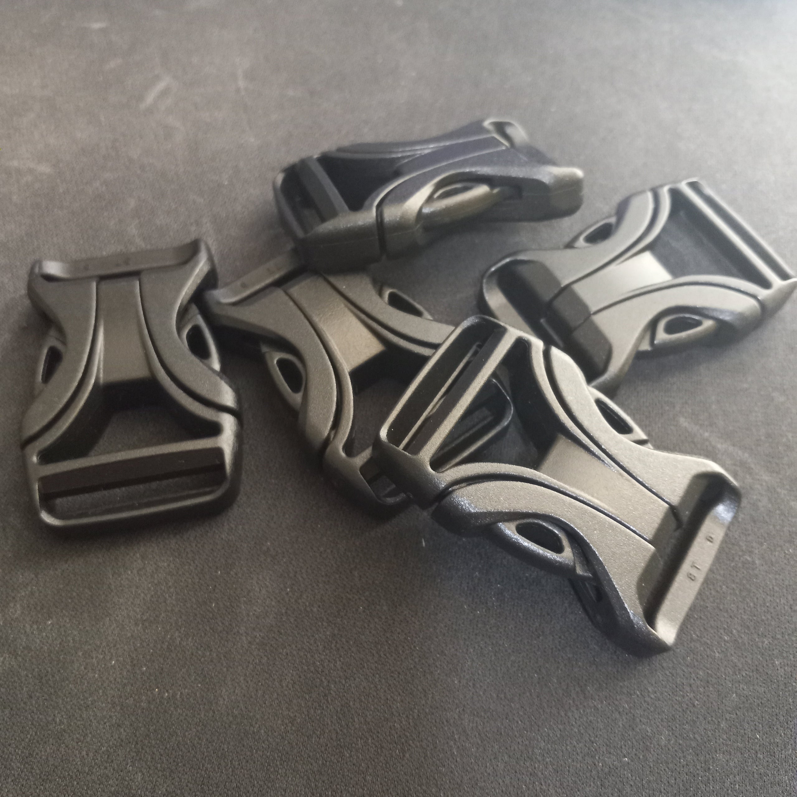 Side Release Buckle 1 Black x 10 pieces